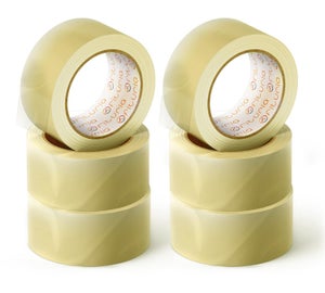 Nastro Adesivo Trasparente Per Imballaggio - 48mm X 66m, Acrilico, Per Scatole E Spedizioni