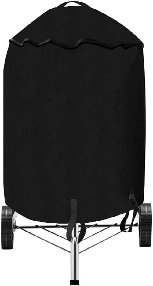 Wodoodporny pokrowiec na grilla zewnętrznego z uchwytami, tkanina Oxford 210D do ochrony kotłów do grillowania (71 x 56 cm)