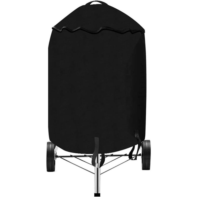 Wodoodporny pokrowiec na grilla zewnętrznego z uchwytami, tkanina Oxford 210D do ochrony kotłów do grillowania (71 x 56 cm)