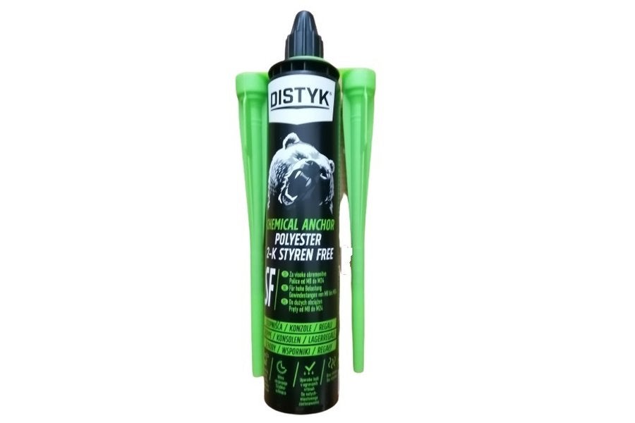 Kotwa chemiczna bez styrenu Poliester SF 300 ml bezwonna - DISTYK