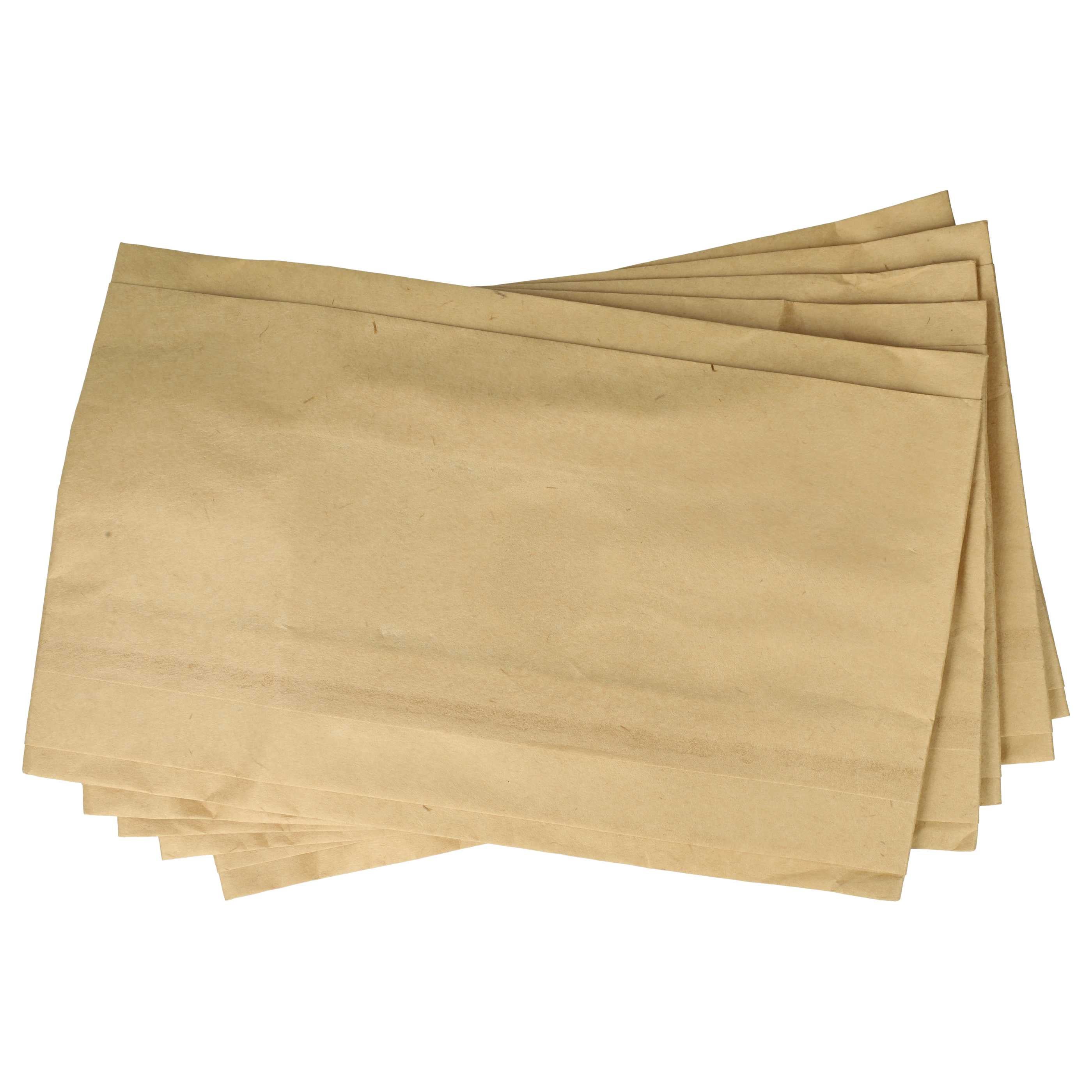 vhbw 5x Sacs compatible avec Volta Quickstop U 4420 - 4440 aspirateur - papier, 25,8cm x 16,2cm, couleur sable - 2