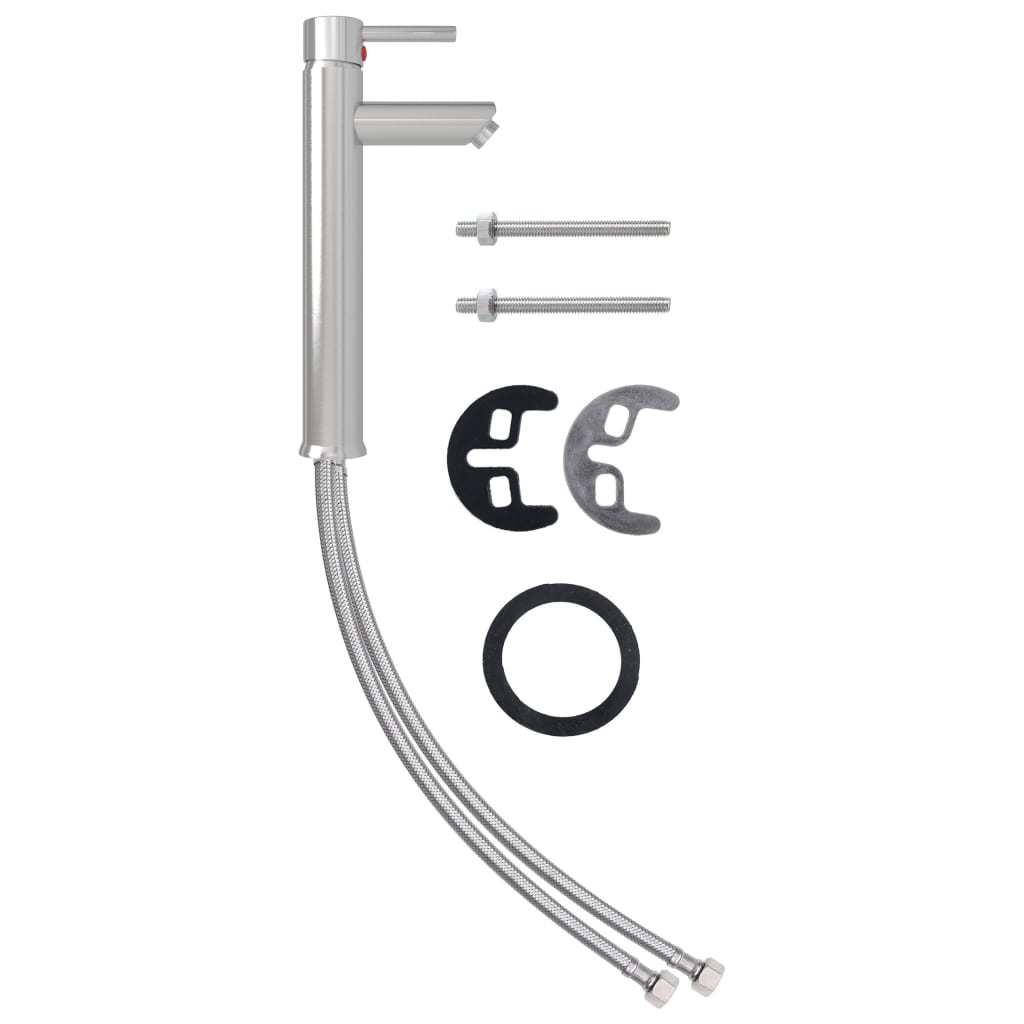 Lavandino da bagno con rubinetto e scarico a saltarello lavabo da appoggio lavabo da bagno lavabo da bagn 02_0002868 - 4