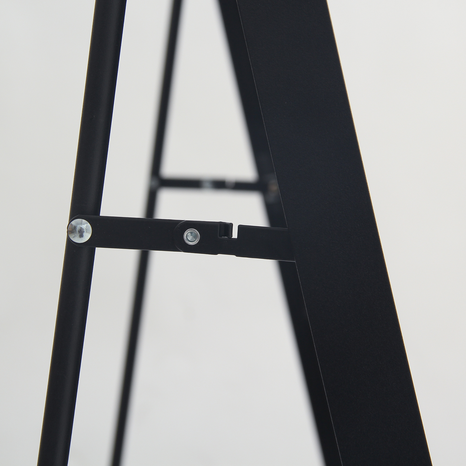 Miroir sur pied 162 x 53 cm–Miroir sur pied incurvé au cadre en alliage d’aluminium,idéal pour chambre,dressing,salon–Design moderne,noir - 7