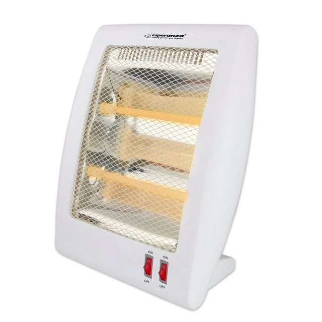 Esperanza EHH010 Chauffage électrique à quartz 400W/800W Blanc