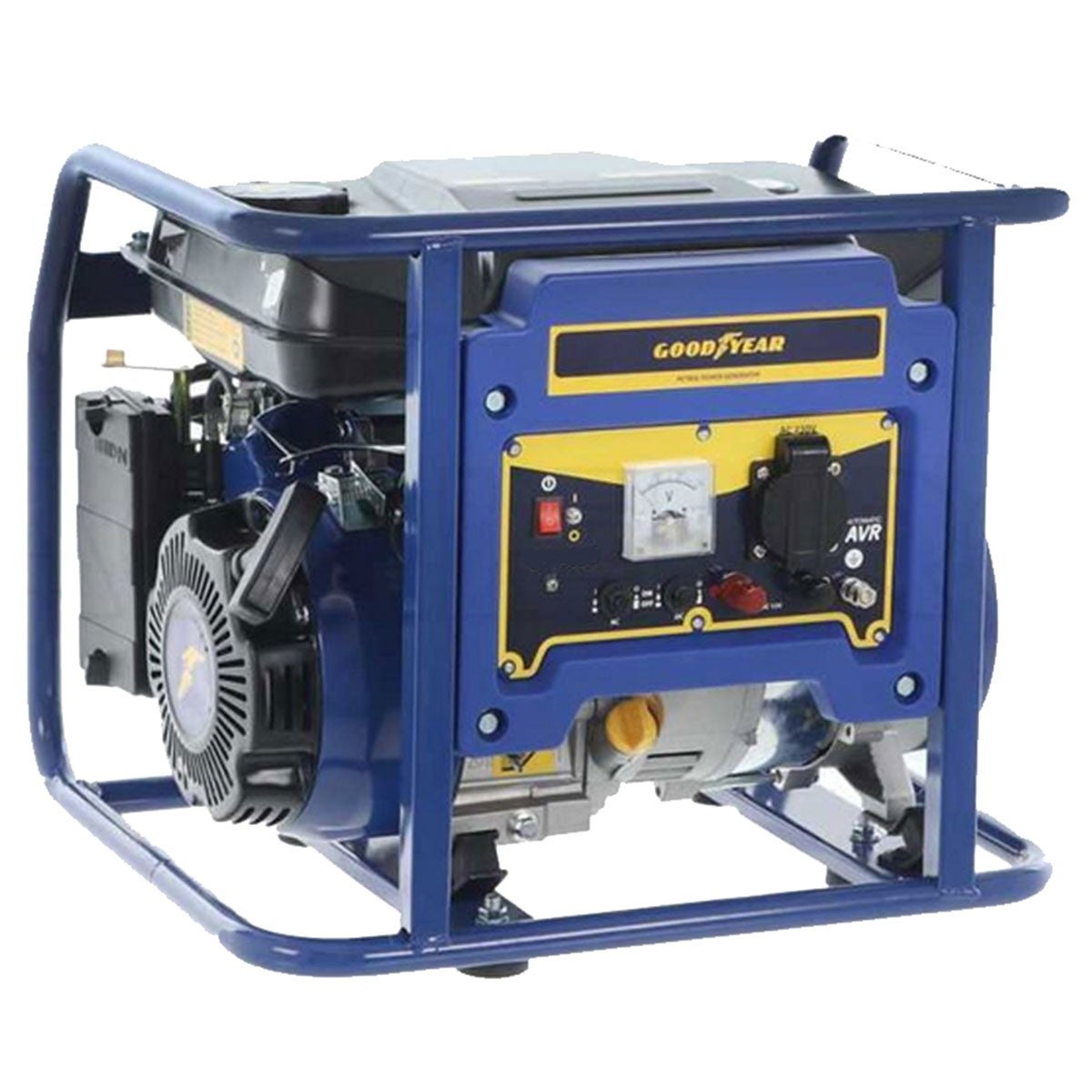 Gerador 93,5 Cm3 4T OHV 2.5CV Gasolina 1100W 230V AVR Autonomia 8h GOODYEAR - 3
