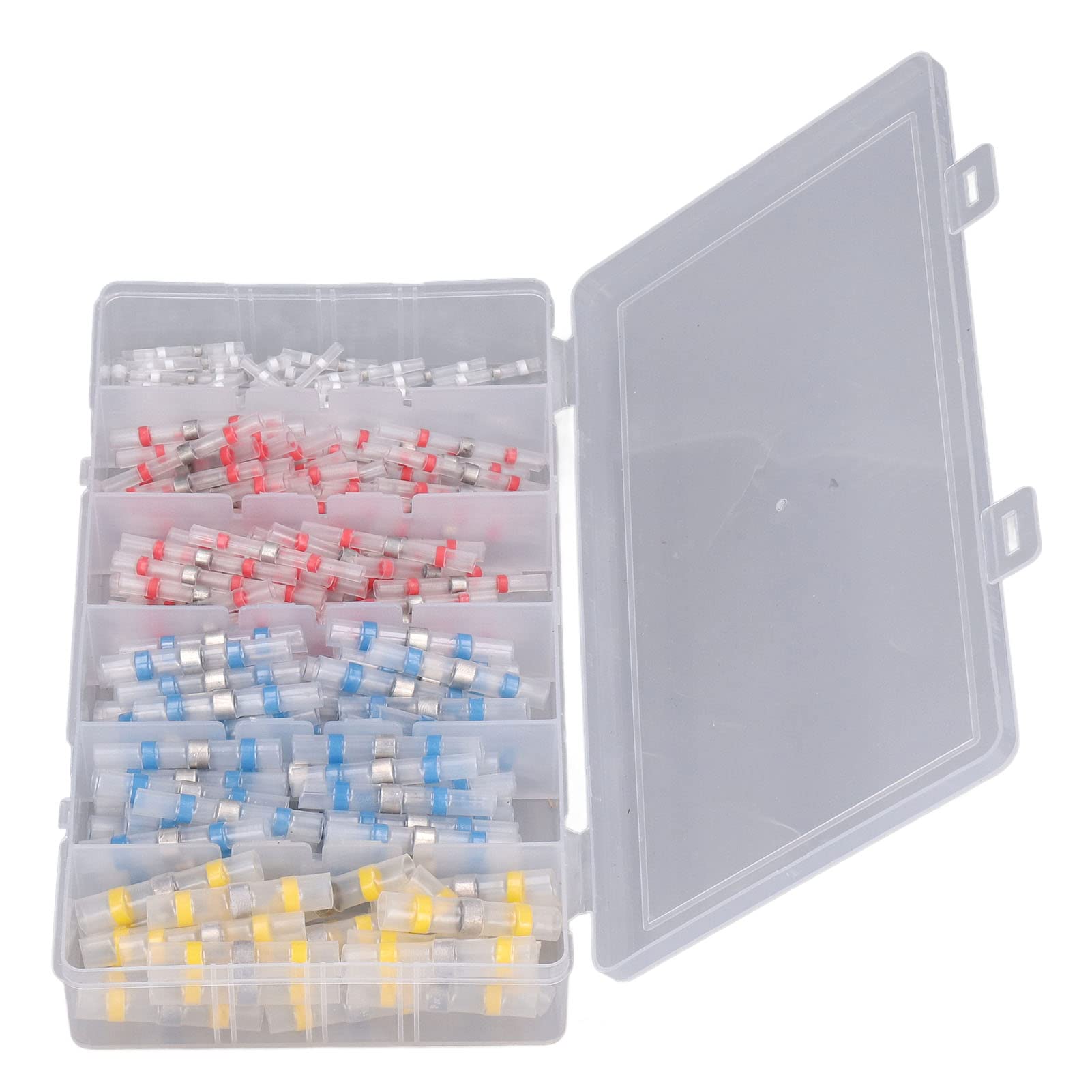 Kit De 900 Piezas De Conectores Termorretráctiles Con Soldadura, Colores Surtidos, Para Empalmes De Cables