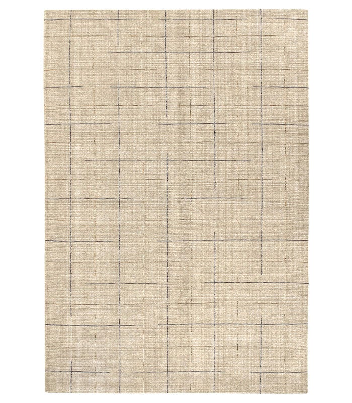 Hamid - Duży wełniany dywan z kolekcji ACEQUIA BROWN, 350x240 cm - Nowoczesny styl do jadalni, salonu i sypialni