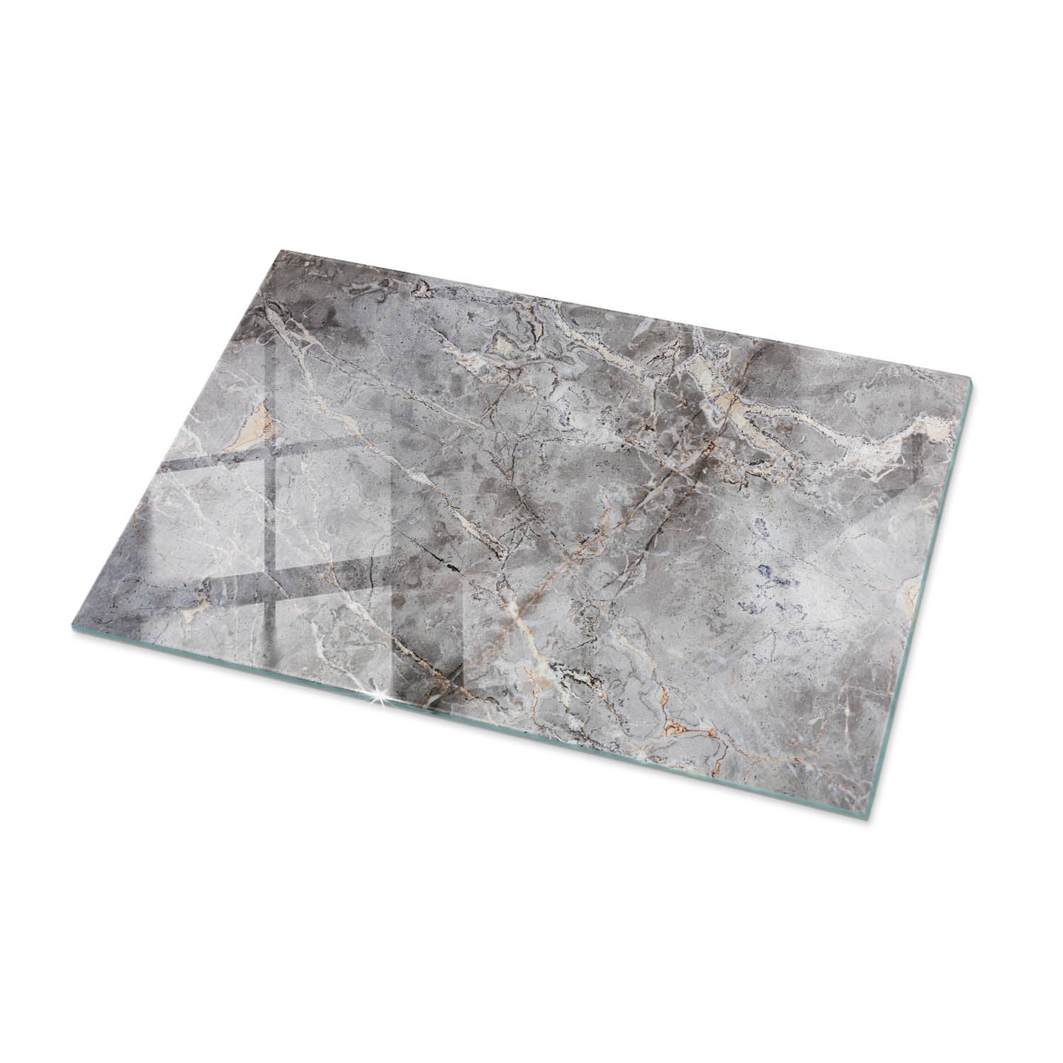 Płyta na blat stołu, dekoracyjne, do salonu, do kuchni | kwadrat | Naturalny wzór marmuru | 100x70