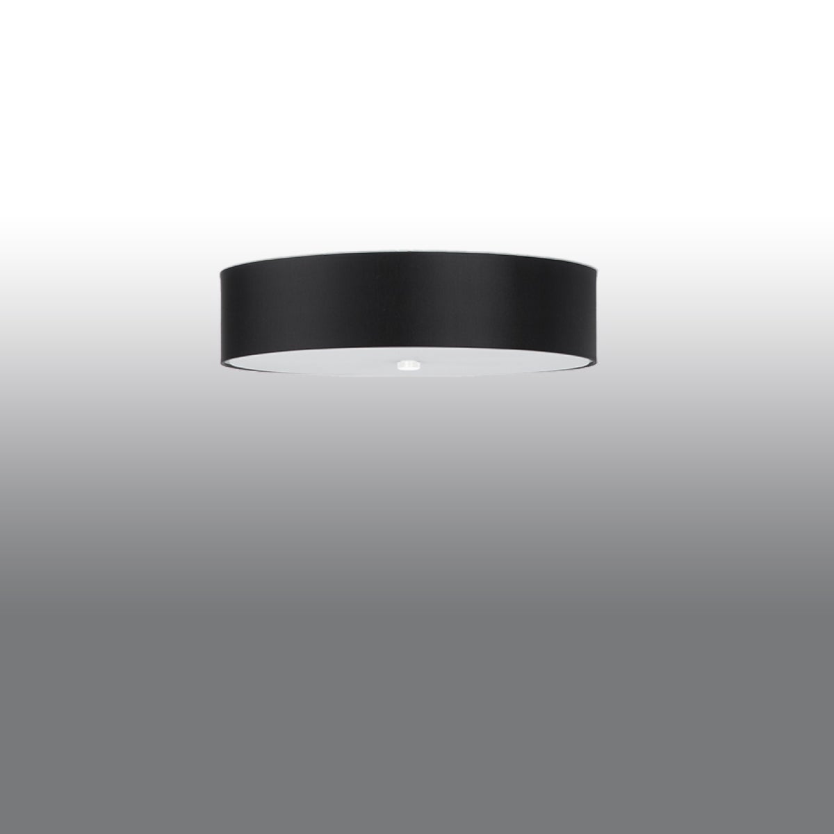 Plafon KALMARIS 50 czarny LED 4000K - 50x50x16cm Sollux