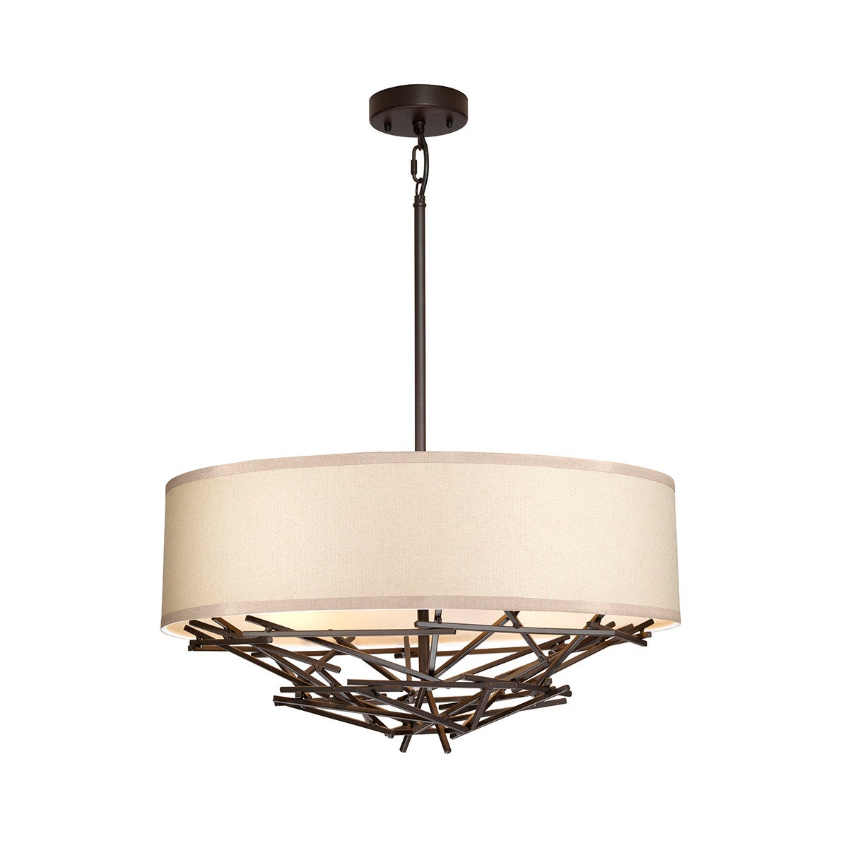 Suspension TALOWE LED - Noir - LED intégré - Lucide - 3