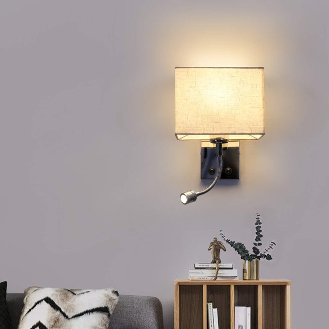 Applique Da Parete Con Interruttore, Moderna Lampada Da Parete Con Paralume Regolabile E27 Edison Interno Per Soggiorno Camera Da Letto Sala Da Pranzo Grigio 81107857 Applique Da Parete Con Interruttore, Moderna Lampada Da Parete Con Paralume Regolabile E27 Edison Interno Per Soggiorno Camera Da Letto Sala Da Pranzo Grigio 81107857