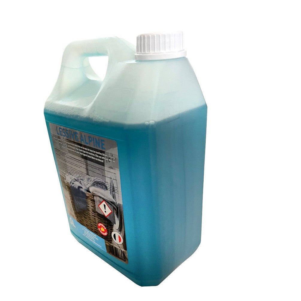 Lessive senteur Alpine en bidon de 5 litres (150 lavages) - D-Work - 2
