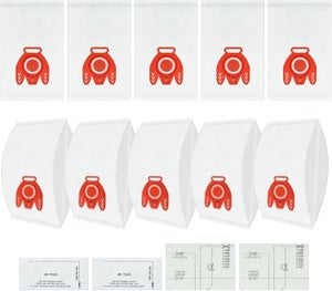 Set 5 Sacchetti Premium Per Aspirapolvere Miele Tango Plus + 1 Filtro Motore - 5 Strati, Richiudibili, Made In Germany