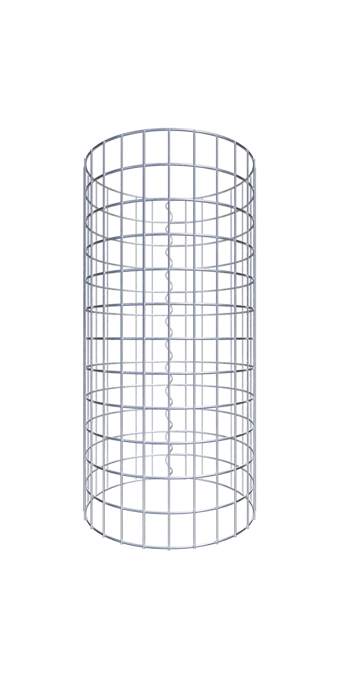 Kolumna gabionowa średnica 42 cm MW 5 x 5 cm okrągła - wysokość: 60 cm