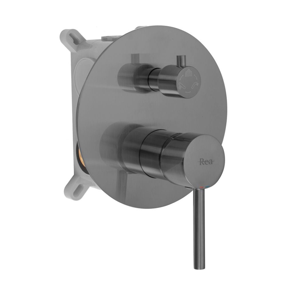 Zestaw wannowo-prysznicowy podtynkowy Rea Lungo Tytan + BOX - 3