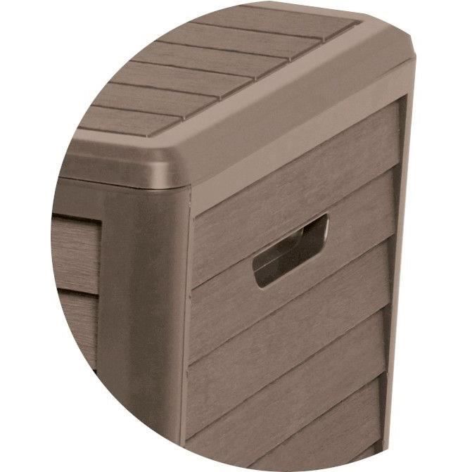 Coffre de rangement Baya - 420 L - Taupe - Eda - 5