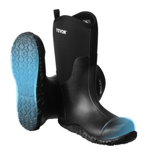 Botas De Lluvia Cortas Unisex Para Hombre Y Mujer - Impermeables, Ligeras Y Antideslizantes, Ideales Para Jardinería, Exteriores Y Actividades Al Aire Libre