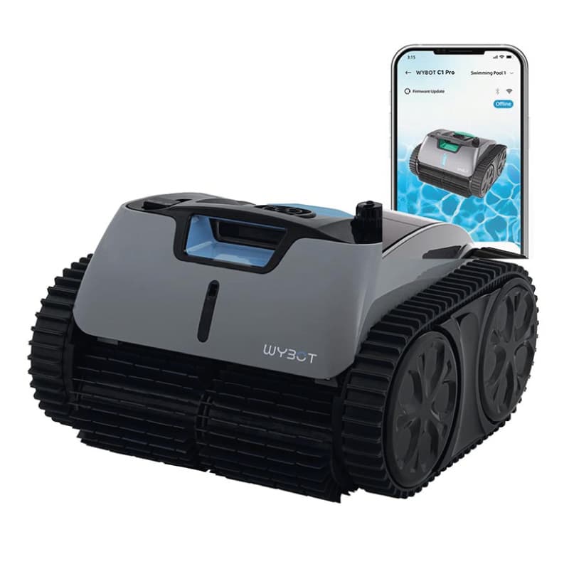 Wybot Spyder Genius Robot nettoyeur de piscine sans fil Navigation intelligente Aspiration puissante Nettoyeur de piscine Impeccable - 5