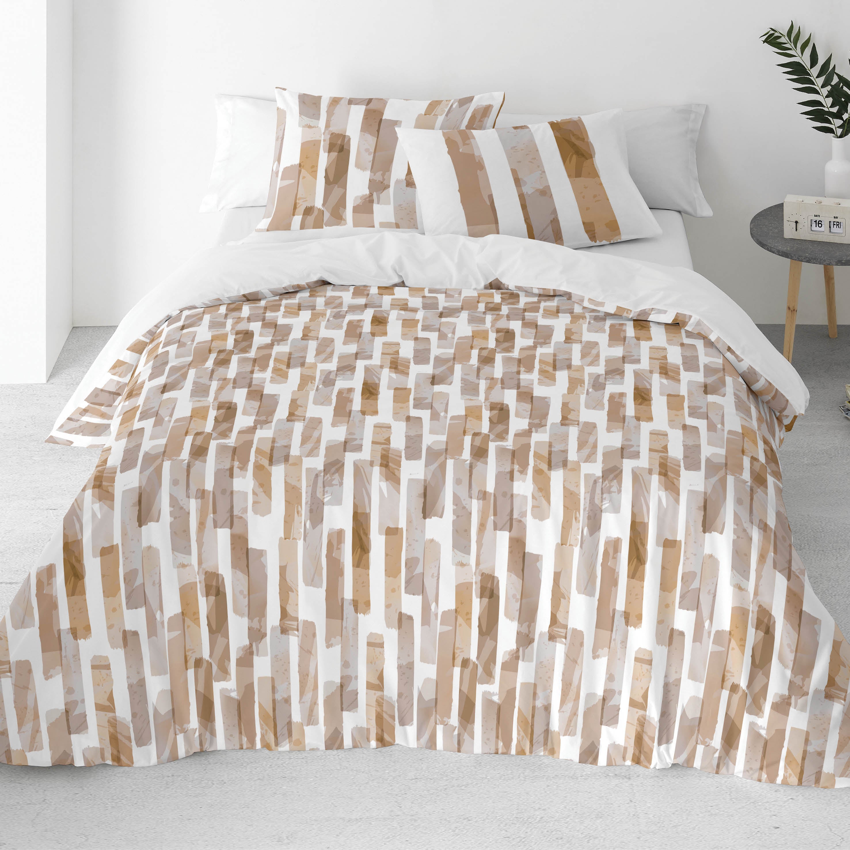 NATURALS - Capa de edredão estampada Cama 90 - Algodão extra macio - Inclui 1 ou 2 fronhas - Fabricado em Espanha - CHESTER - 2