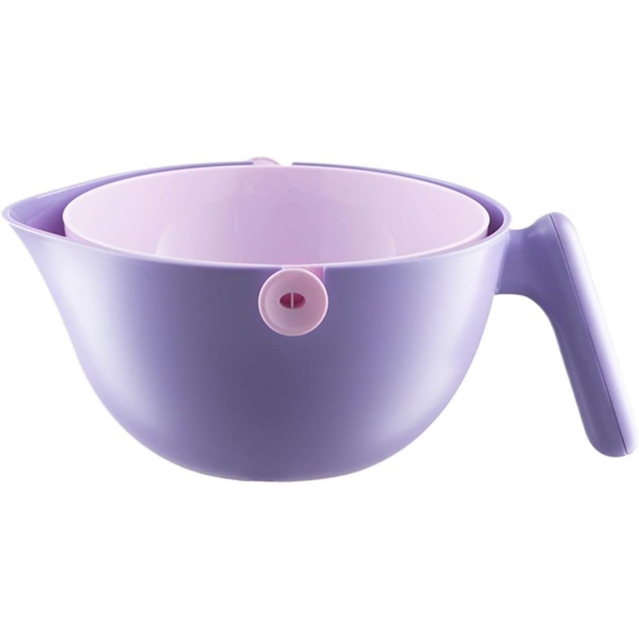 Bol cu doua straturi Flippy pentru fructe si legume, 2L, mov