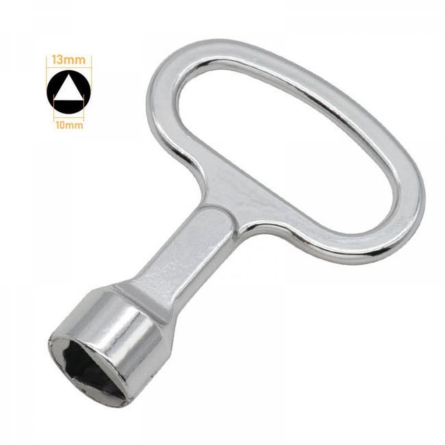 Llave triangular para cubo de basura, llave metálica triangular ...