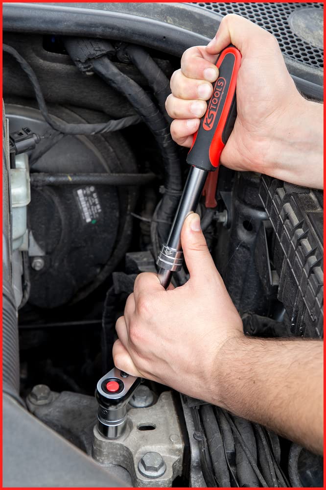 Cliquet télescopique KS TOOLS - Tête articulée - 1/2 pouce - 920.1330 - 3