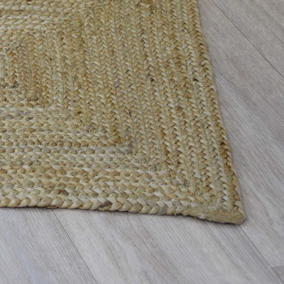 Tapis déco rectangle en jute 120x180cm - 3