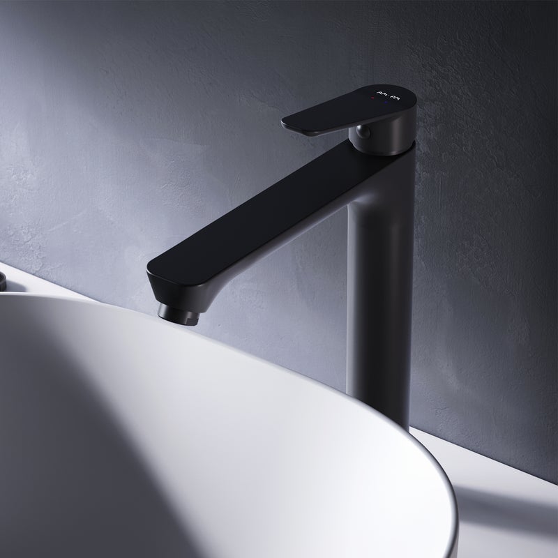 Bateria umywalkowa, czarna, rozmiar L, FTA92022 AM.PM