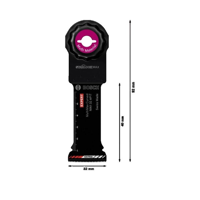 Bosch Expert MultiMax MAII 32 feuille de APIT pour bénéficier des outils multi-fonctions, 32 mm, 10 pièces