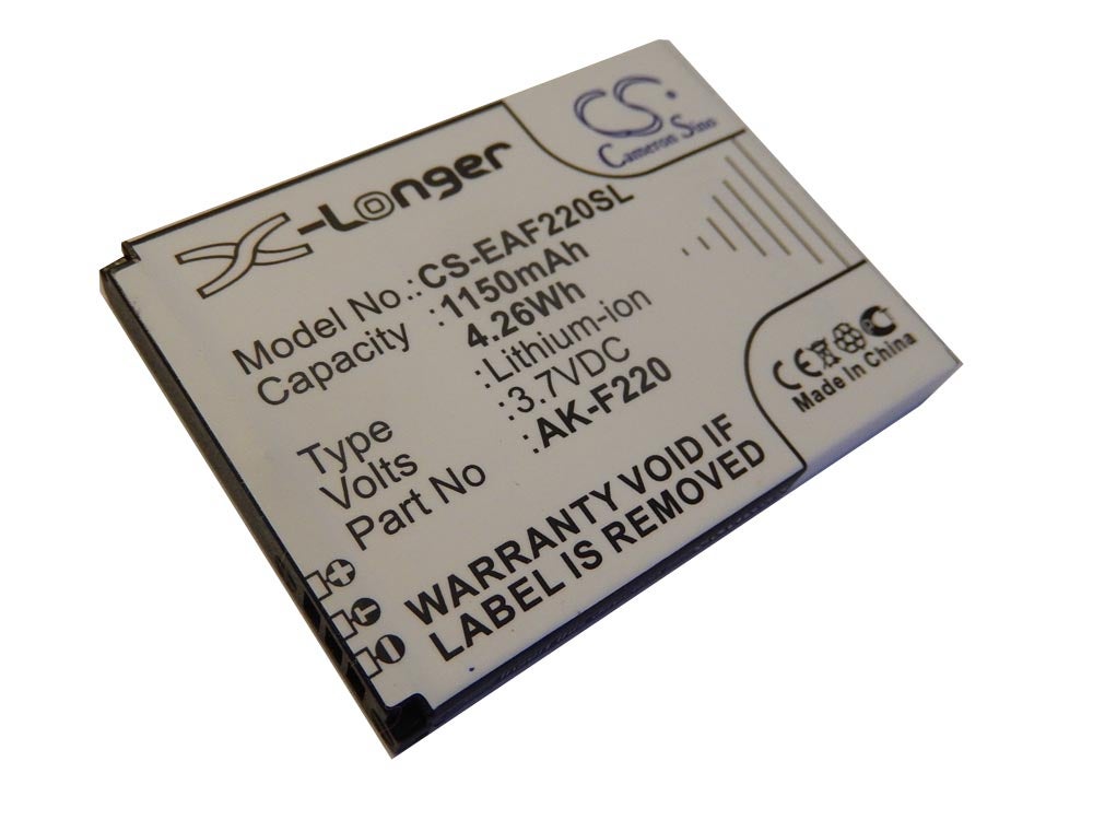 Vhbw Batteria Compatibile Con Emporia RL1, VF1C Smartphone Cellulare Per Anziani 800mah 3 7v Li Ion Sostituisce Ak Rl1 85162605