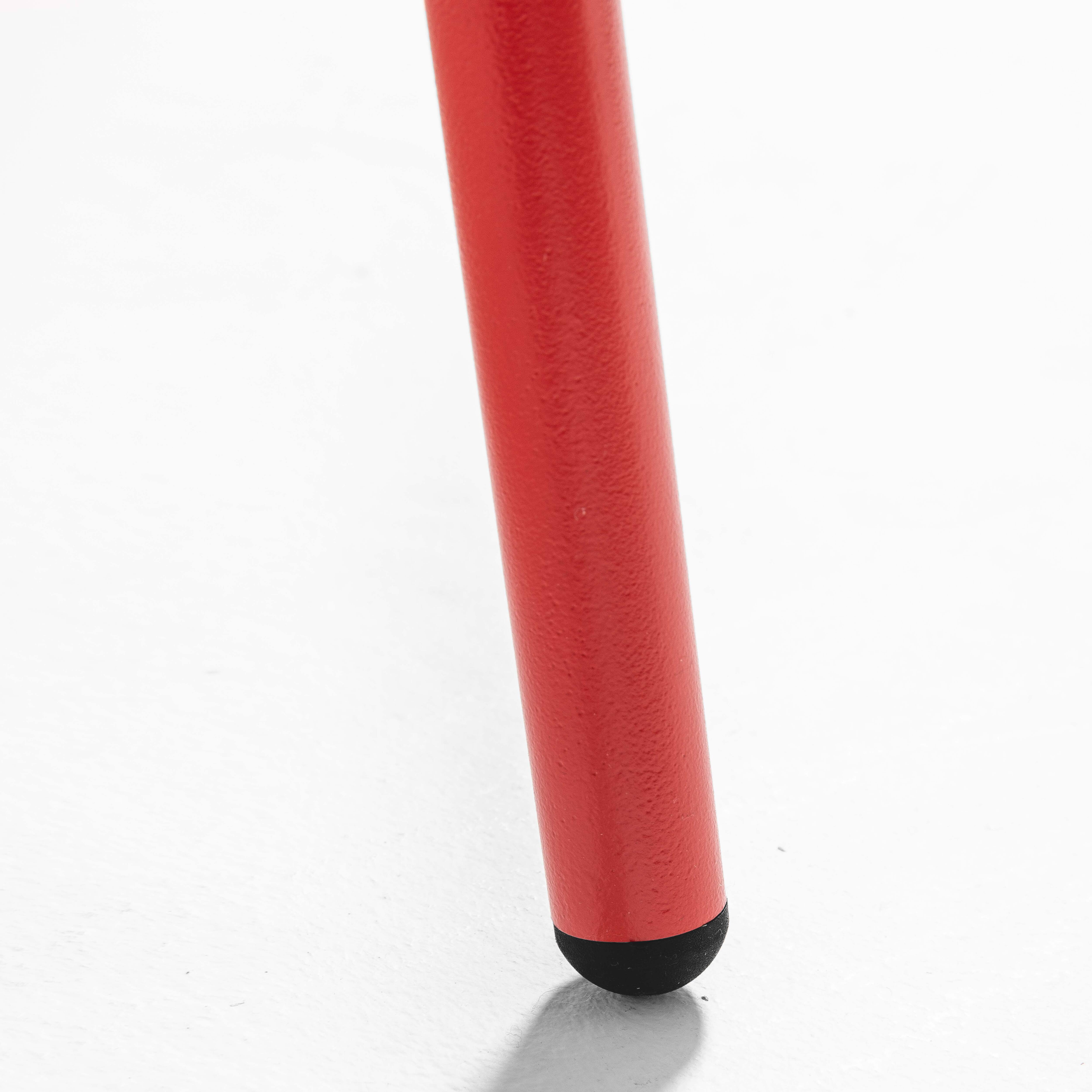 Table basse de jardin acier rouge 90 x 50 cm , Palavas - Oviala - 6