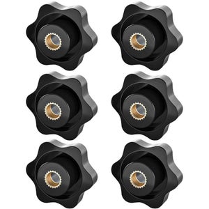 QUARKZMAN 4 Bottoni A Forma Di T, Viti A Pollice M8 X 16 Mm, Filettatura Maschio Standard, Maniglie In Plastica, Manopole Di Serraggio A Mano, Viti A - Foto 9