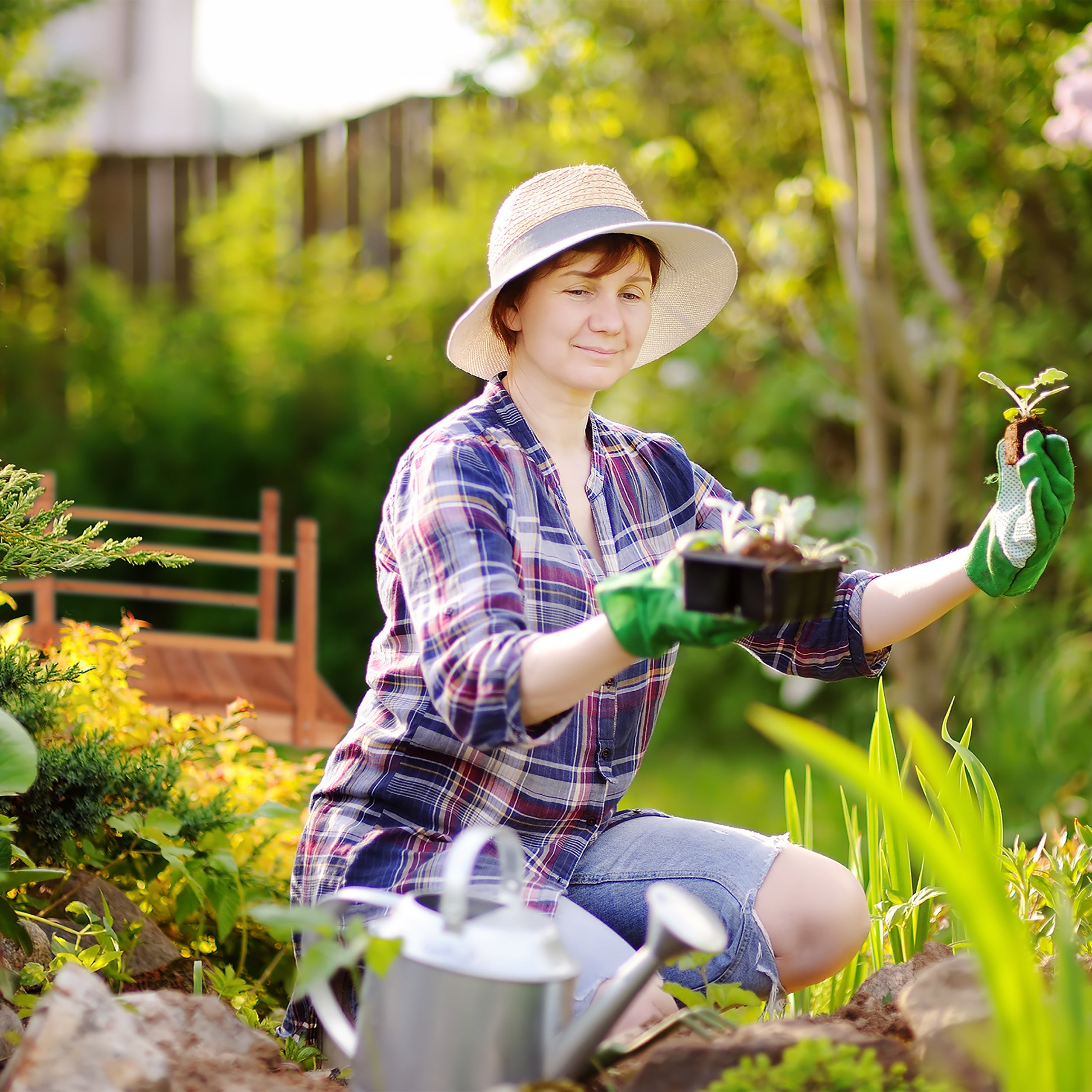 Puente Jardín con Pasamanos, Madera de Abeto, Marrón Anaranjado, 56 x 140 x 60 cm, Relaxdays - 3