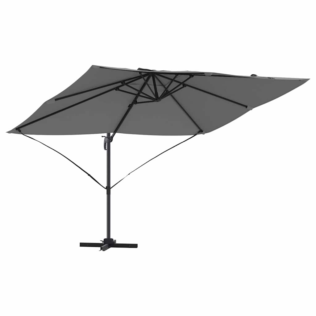 vidaXL Parasol Anthracite 351 x 250 x 260 cm Polyester et Aluminium - 2