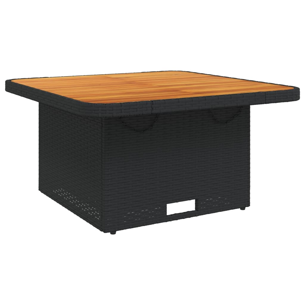 Maison Exclusive - Set de muebles jardín 5 pzas con cojines ratán sintético negro - 4