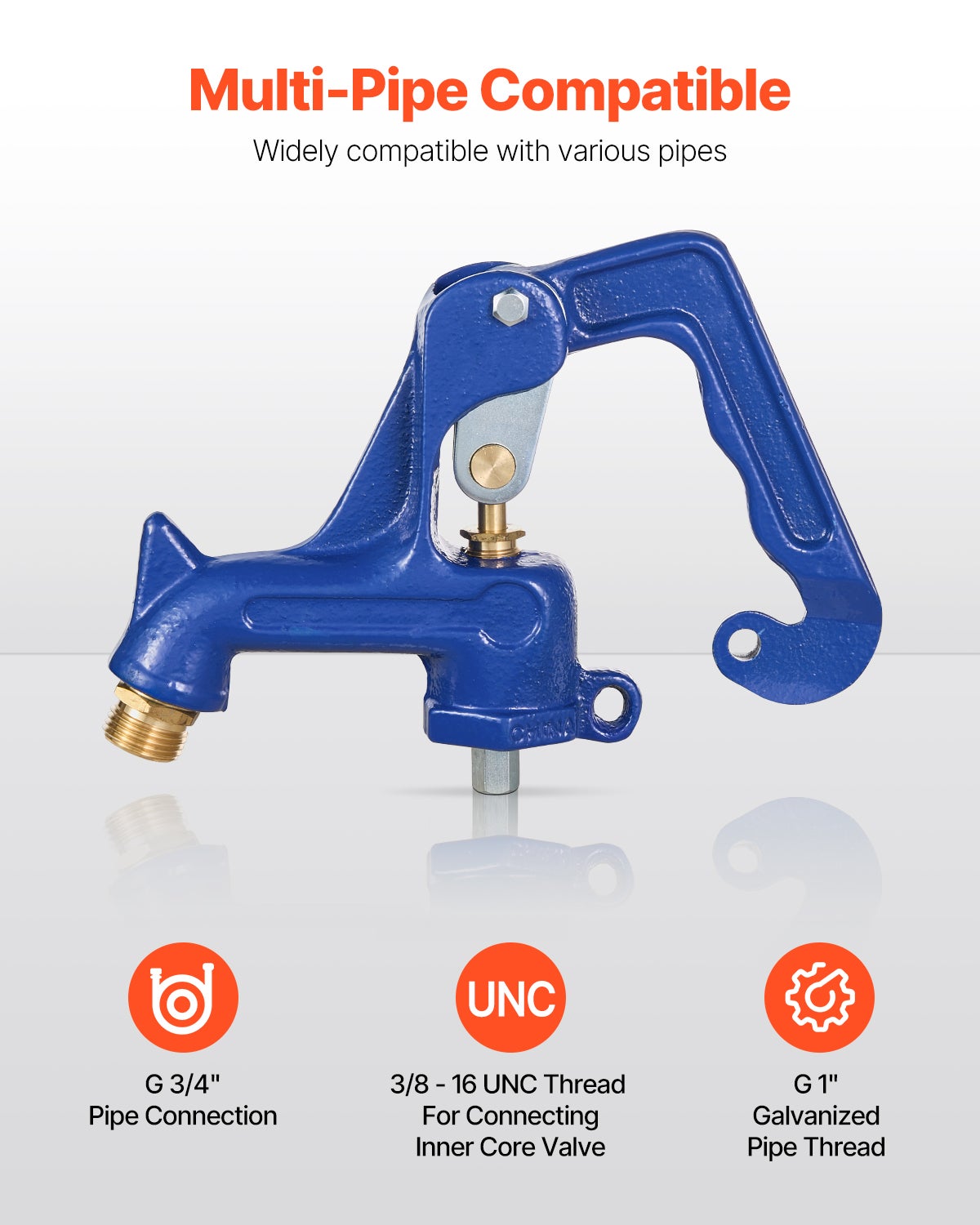 Robinet extérieur antigel,SucceBuy tête complète bouche incendie jardin,filetage tuyau galvanisé G 1