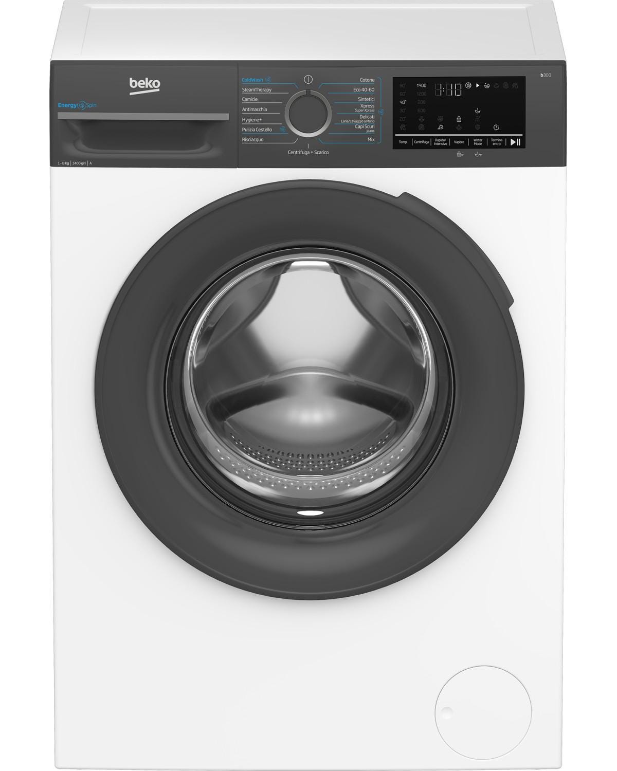 Lavatrice 10 Kg Classe A - 1400 Giri/min - Libera Installazione - Bianco - Foto 7