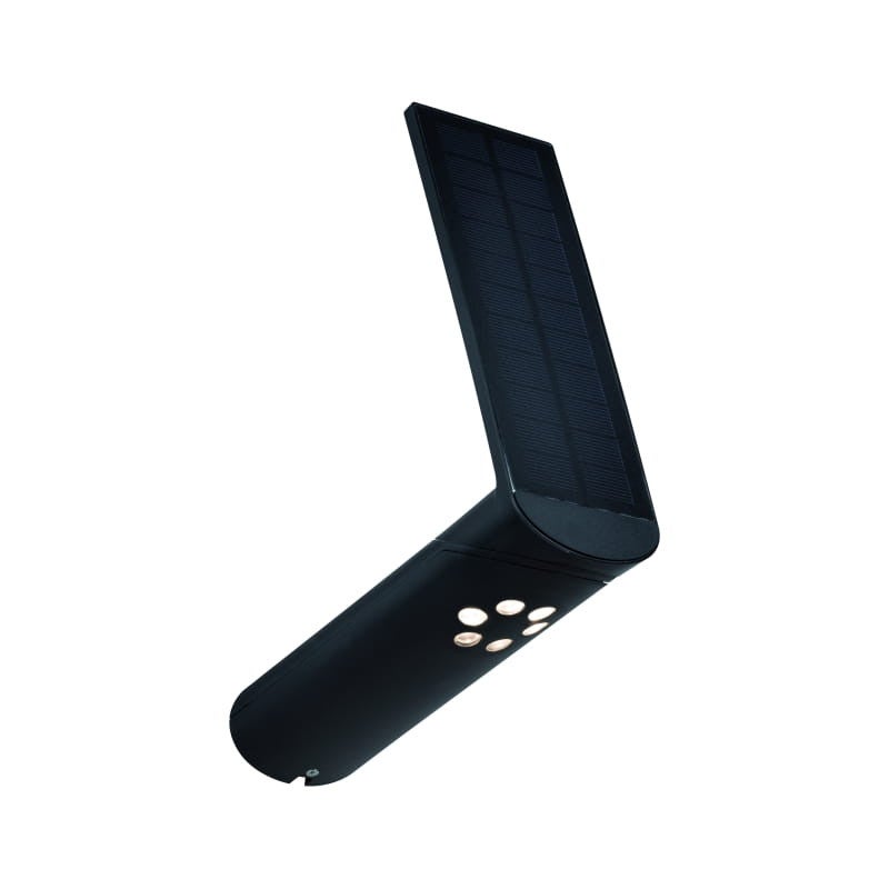 Kinkiet solarny z czujnikiem Ilias antracyt LED 3000K 57lm IP44 wym: 26,1 x 7,3 x 17,5 cm tworzywo sztuczne Paulmann