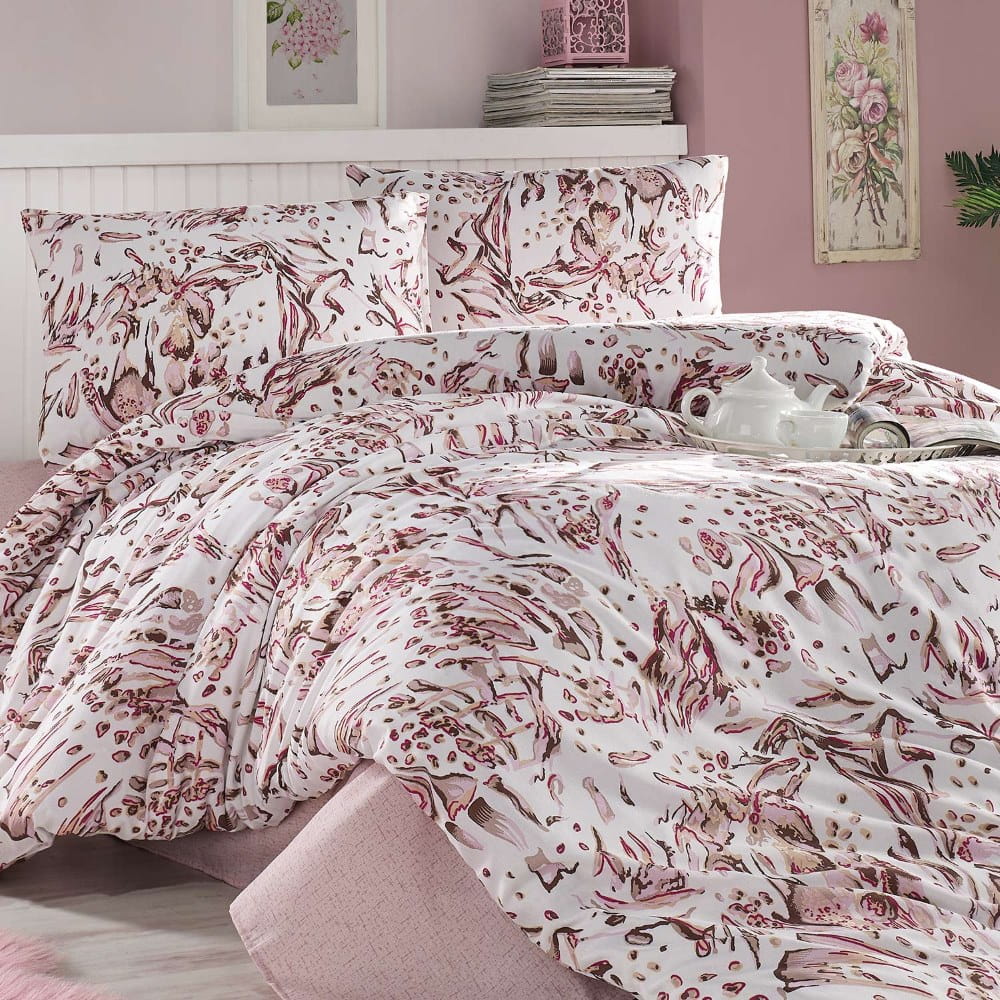 Pościel bawełniana 160x200 Cottonlove Exclusive Tavra Pink - Darymex