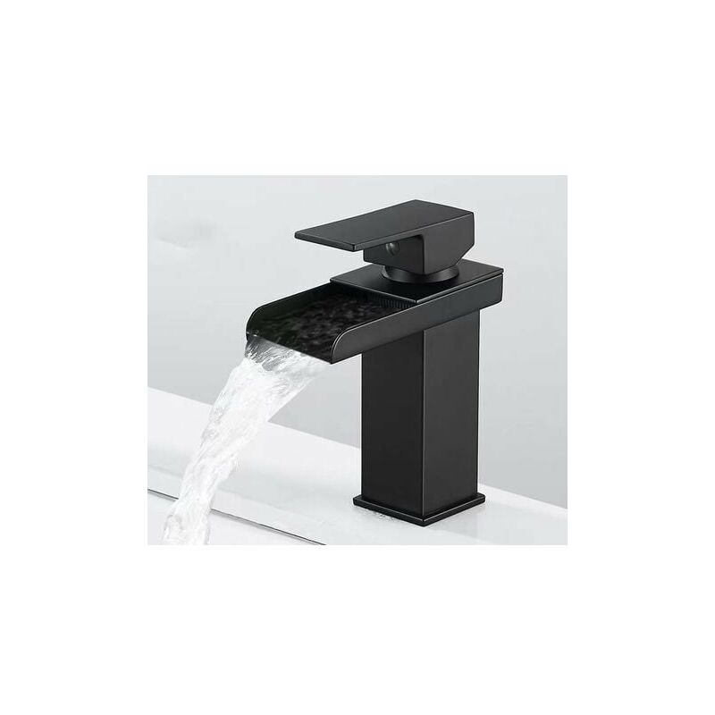 Robinet De Salle De Bain Noir - Haute Qualité - Pour Diamètre 32-42mm