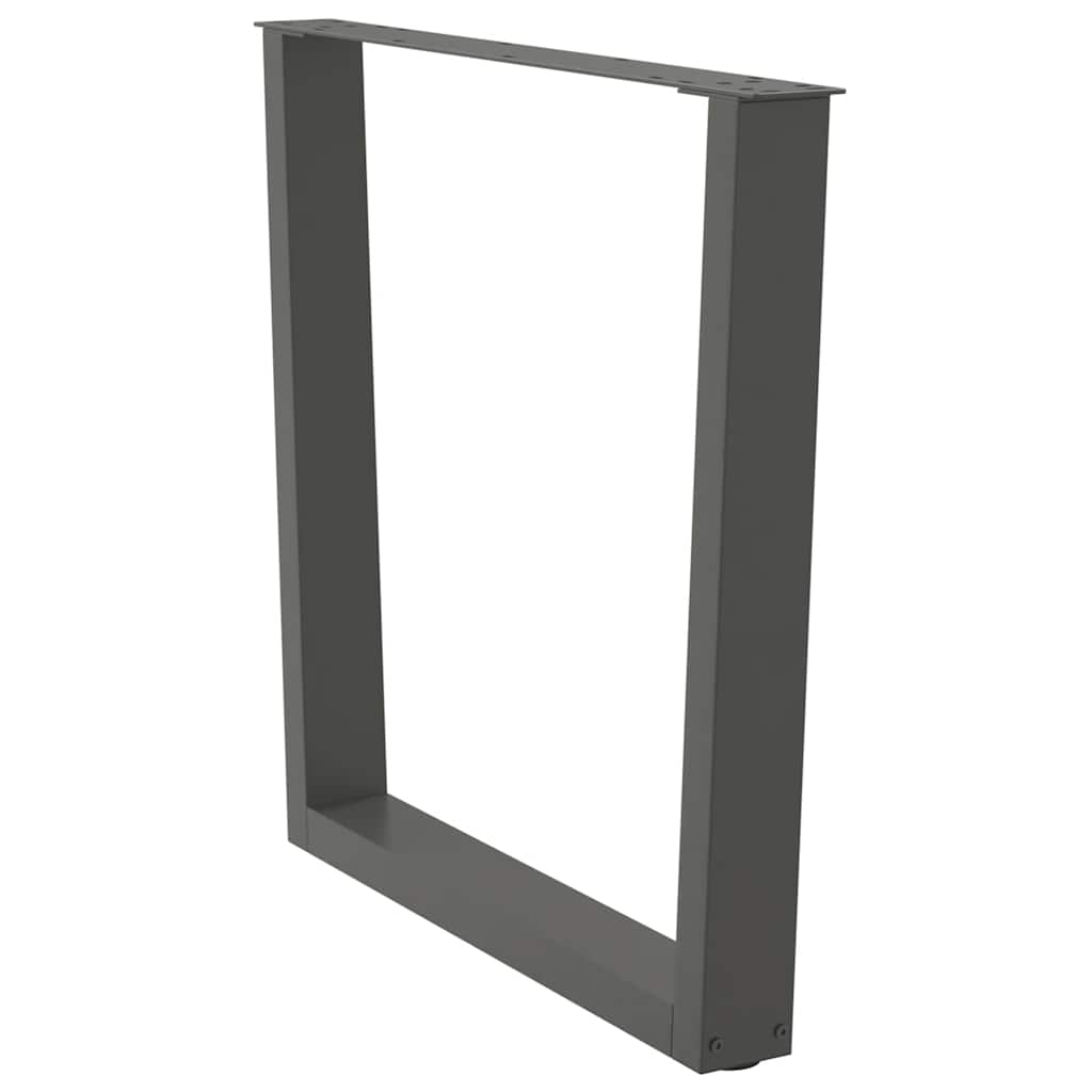 Pieds de table à manger forme de V 3 pcs | Pied de meuble 90x(72-73,3) cm acier CFW9611362 - 4