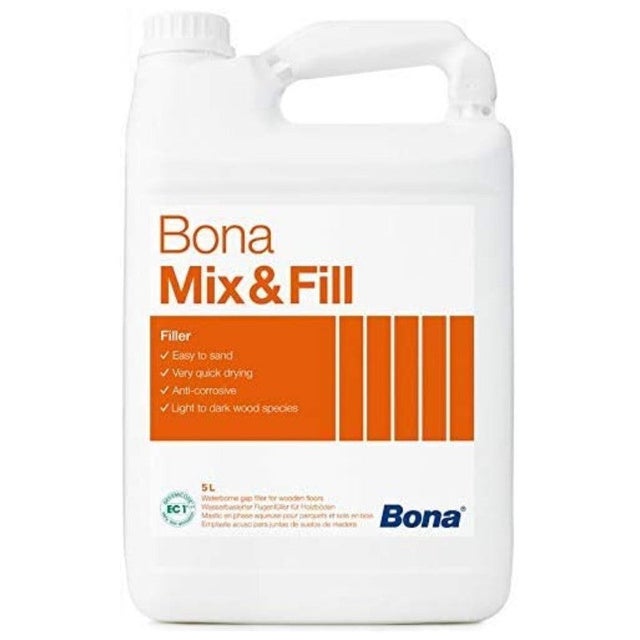 LT5 de Bona MIX&FILL - Mastic professionnel à base d'eau pour parquet