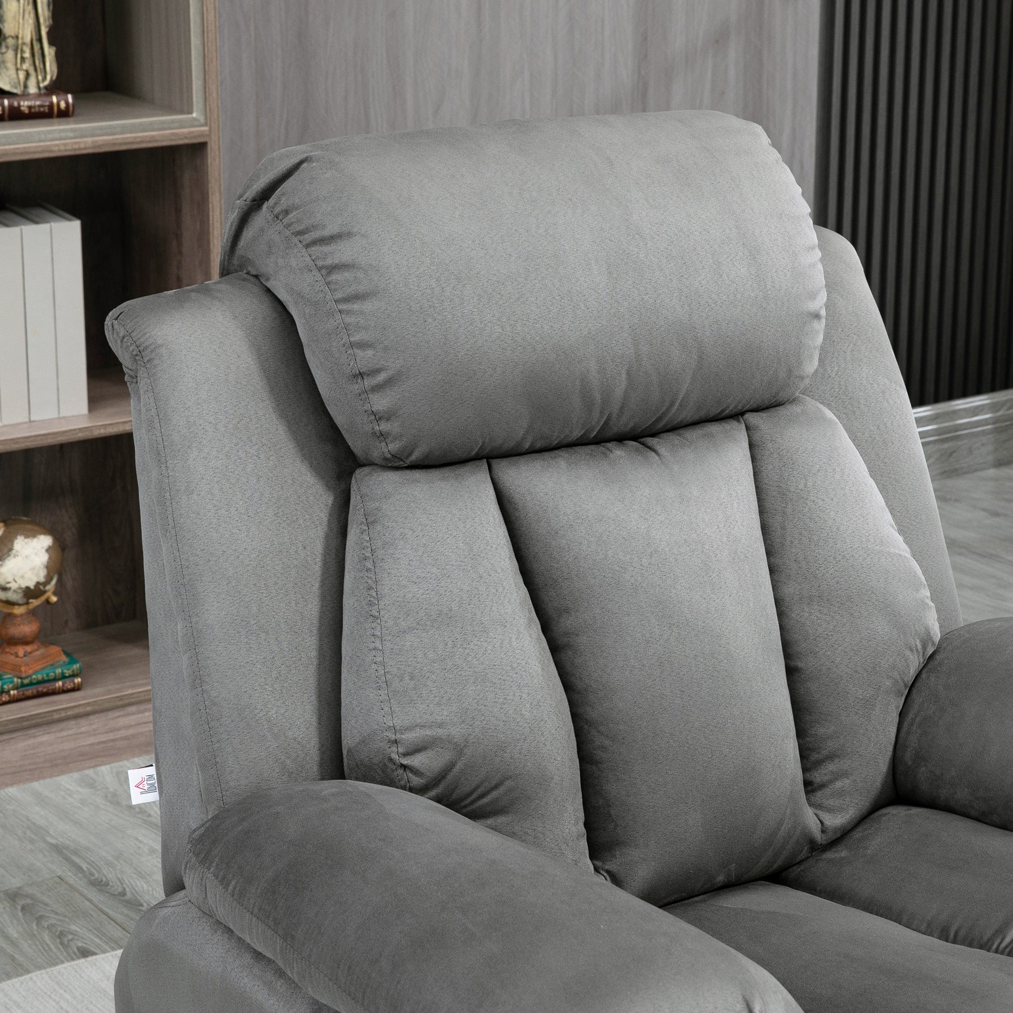 Fauteuil releveur électrique velours 1 place HOMCOM - 8