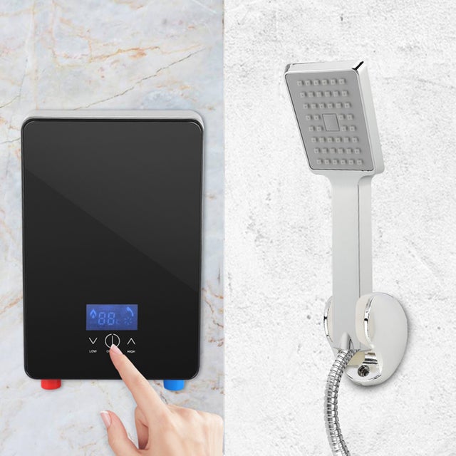 Scaldacqua istantanea 230 v elettrico istantaneo, acqua calda doccia Tankless 3500 W bagno cucina 25-50 °C