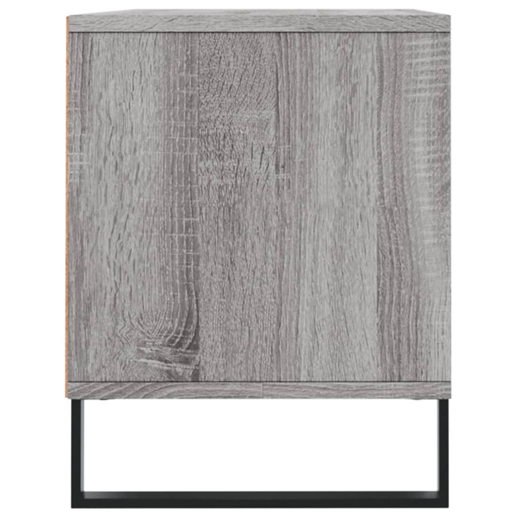 Meuble TV sonoma gris 100x34,5x44,5 bois d'ingénierie - 7