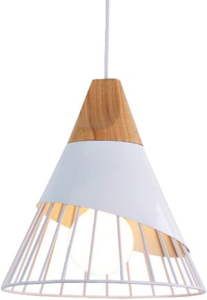 Lustre Suspendu Moderne 5 Lumières - Métal Blanc - Design épuré - Fabriqué En Italie