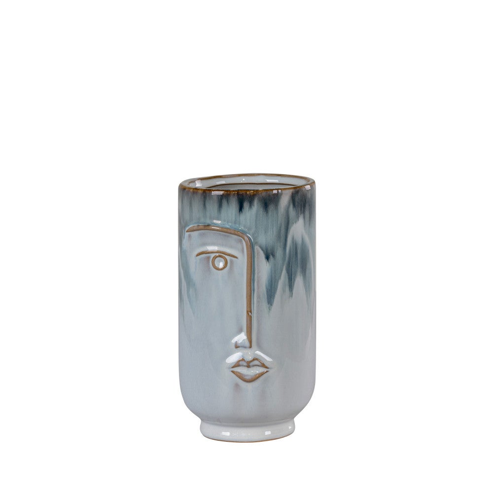 Alverca Waza ceramiczna niebieska.