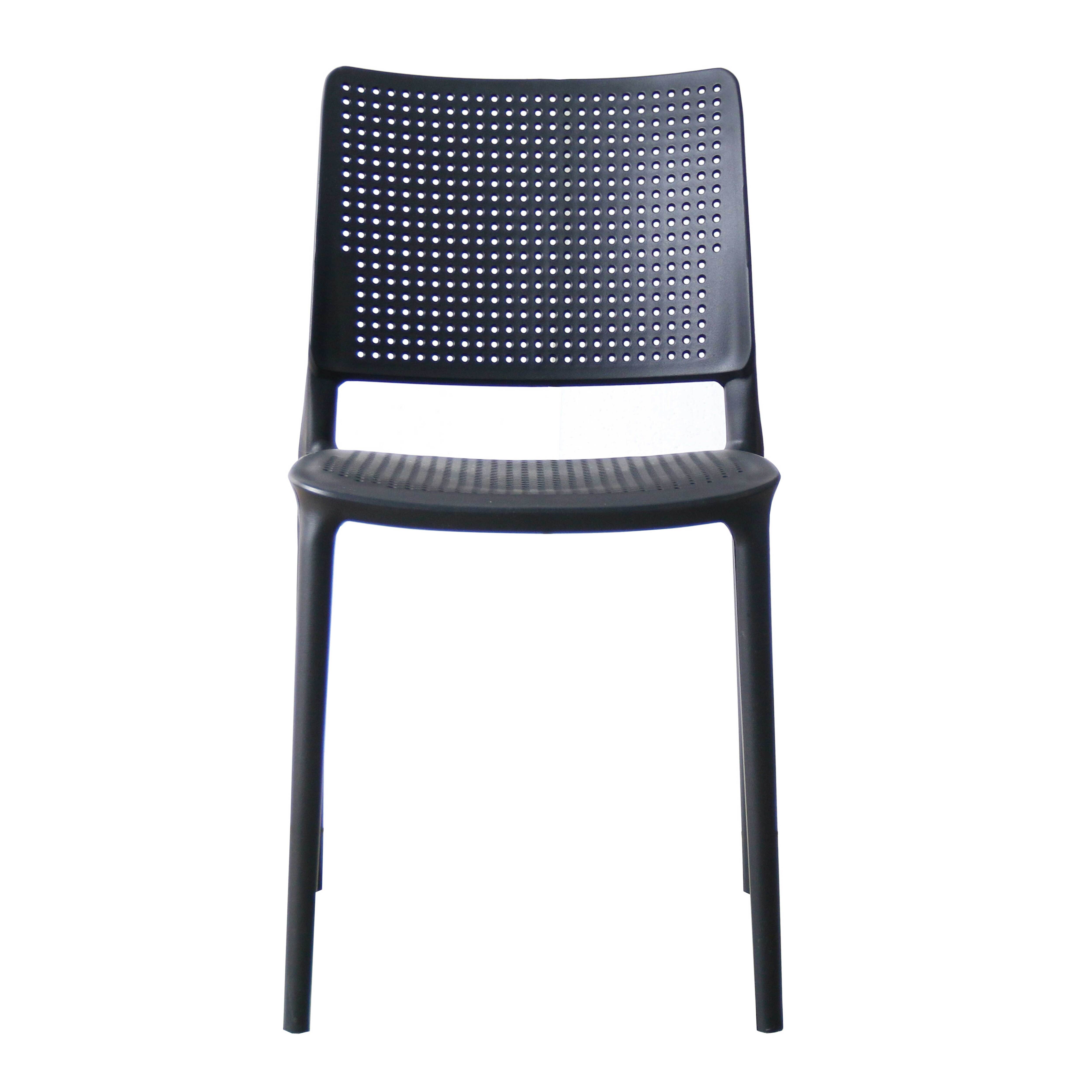 Chaise de jardin sans coussin Riga en Polypropylène Noir - 6