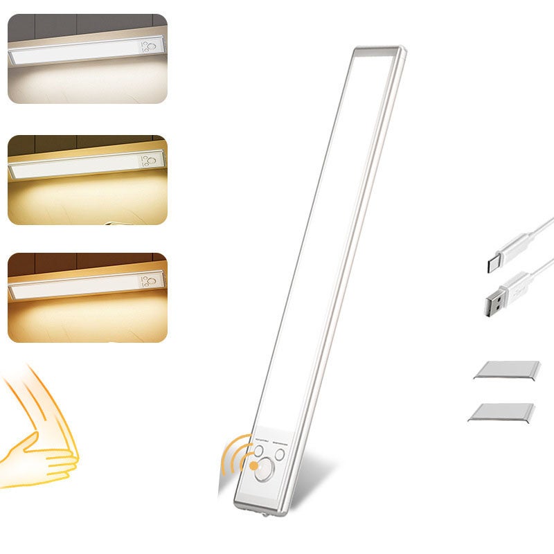 Luci LED Sotto Mobile Con Sensore Di Movimento - Ricaricabili USB-C - 180 Lumen 3 Temperature - 4