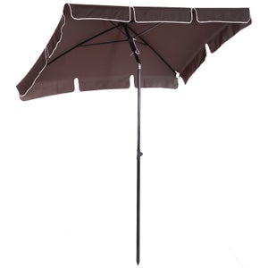 Parasol rectangulaire inclinable diamètre 2 m